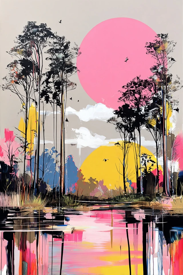 Vibrant Modern Abstract Art Collection - Image 2