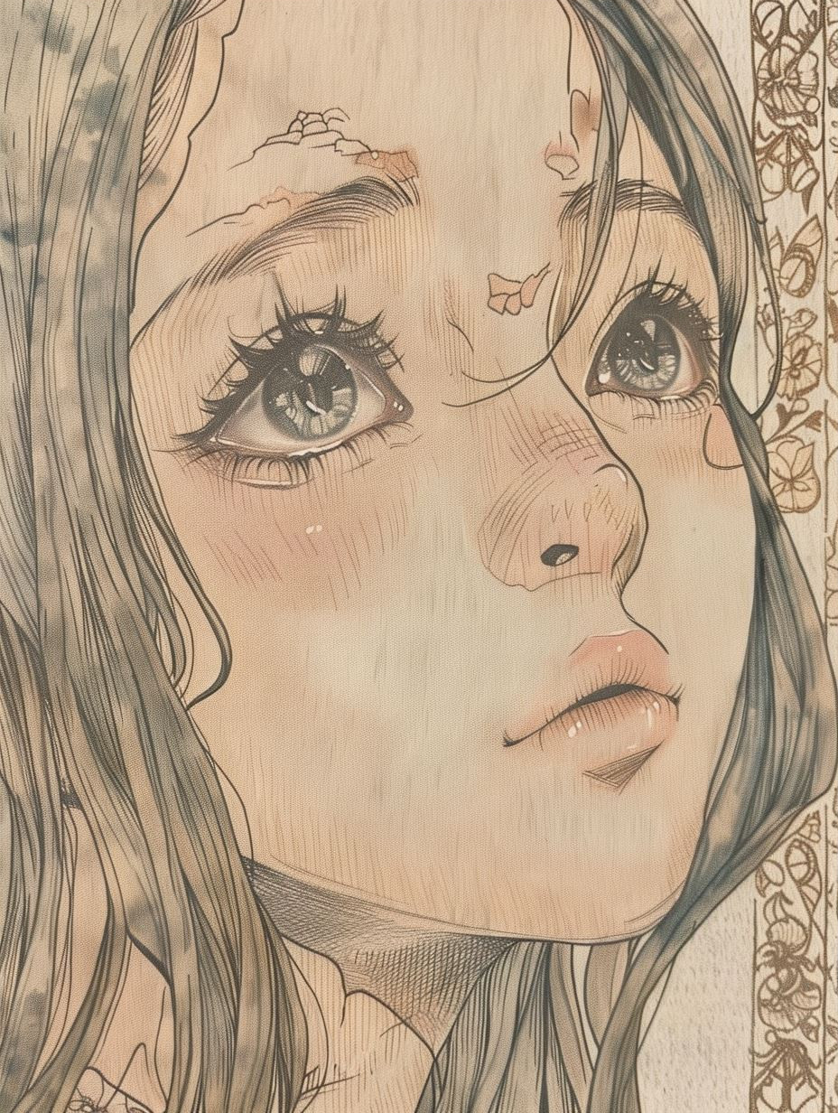 Ethereal Pencil Portrait Studies - Image 3
