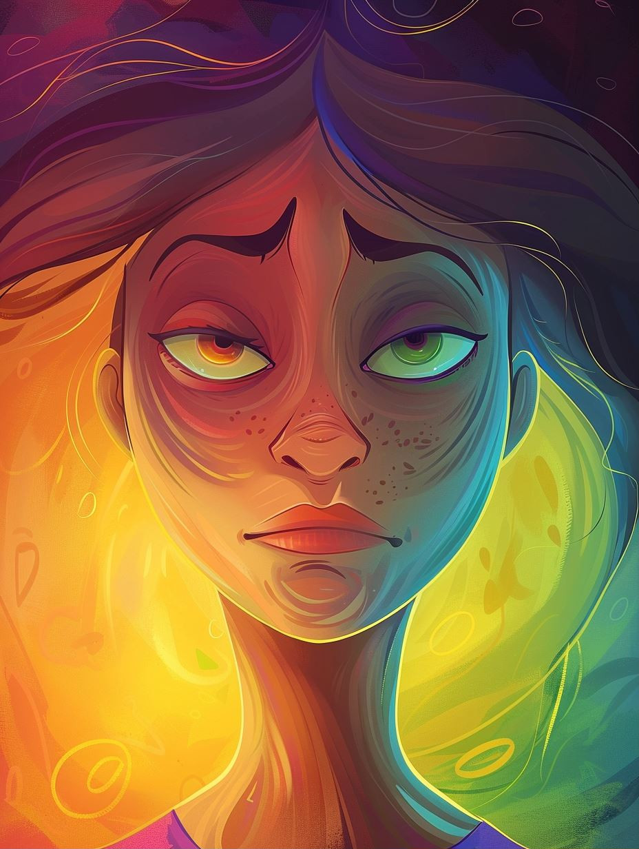 Ethereal Portraits of Cosmic Emotion - Image 1