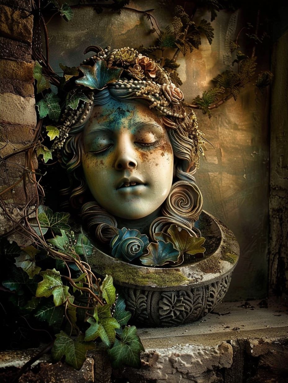 Mystic Forest Nomad Portrait - Image 4