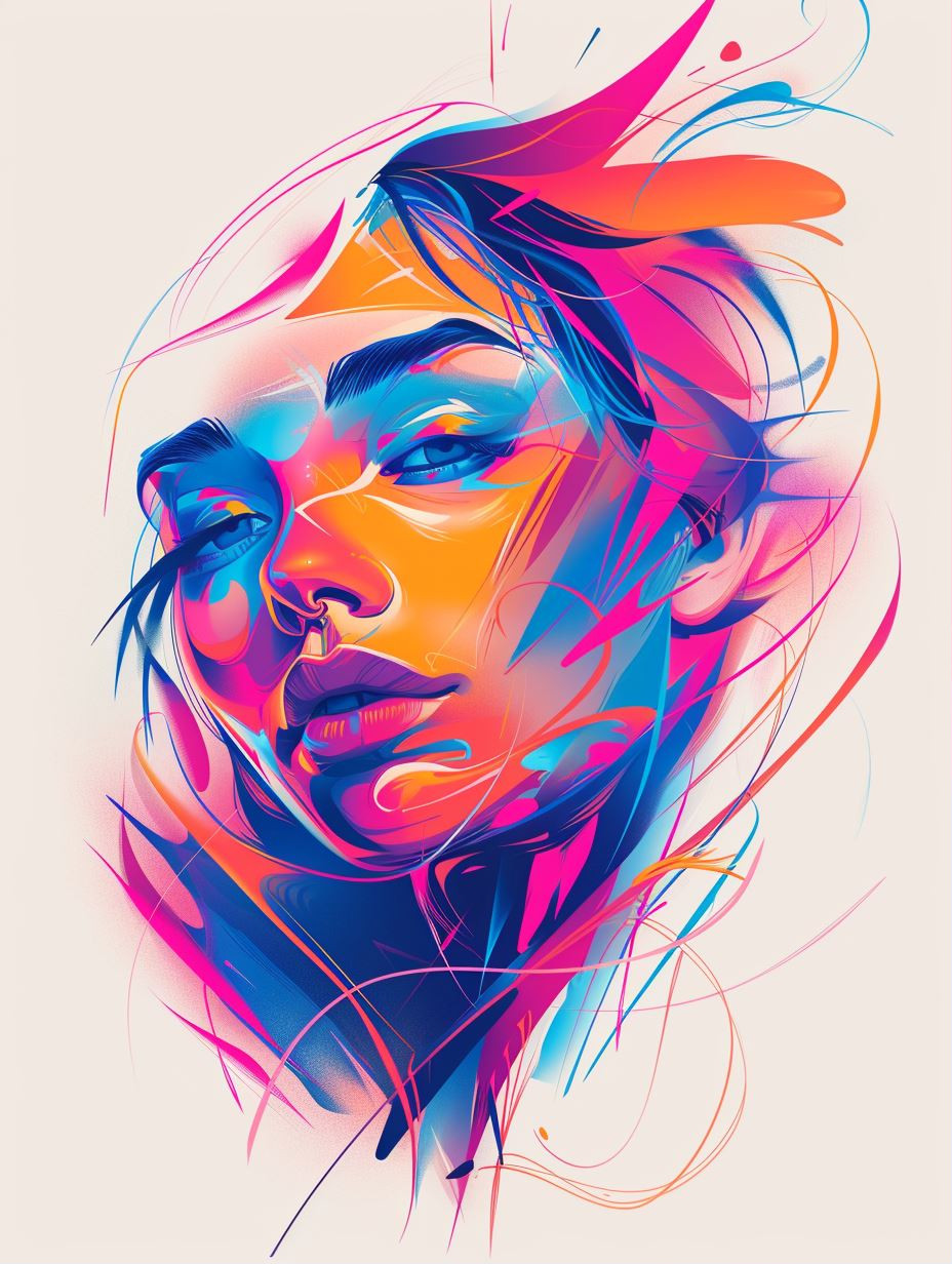 Vibrant Prism Portraits - Image 1