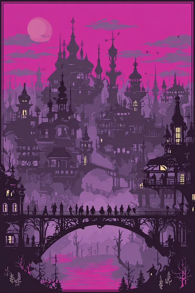 Neon Gothic Portrait - Image 2