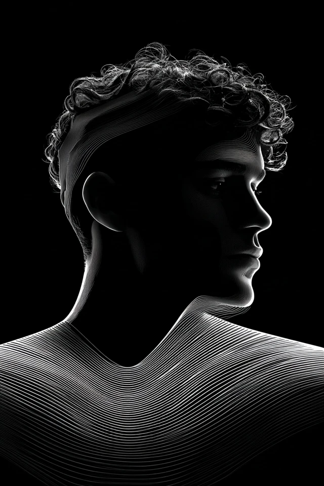 Linear Soul Portrait - Image 1