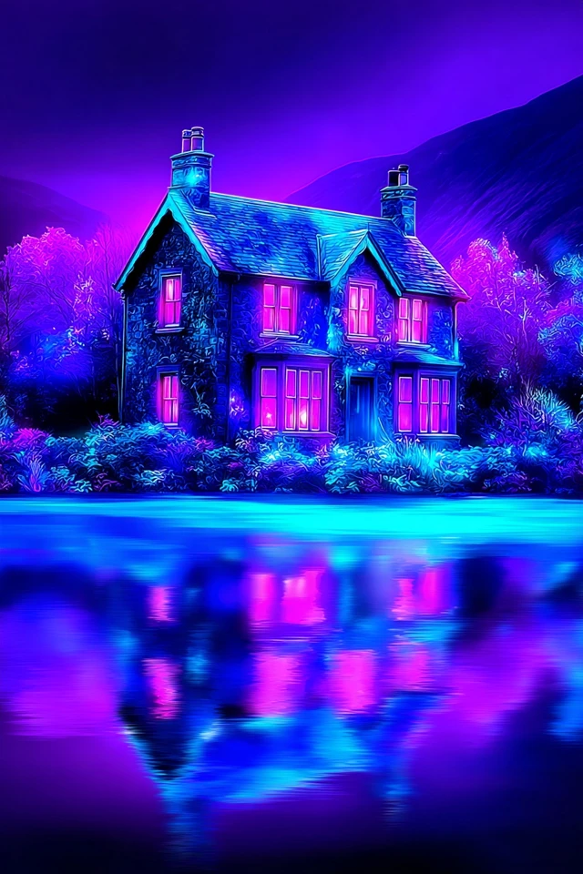 Cosmic Neon Radiance - Image 6