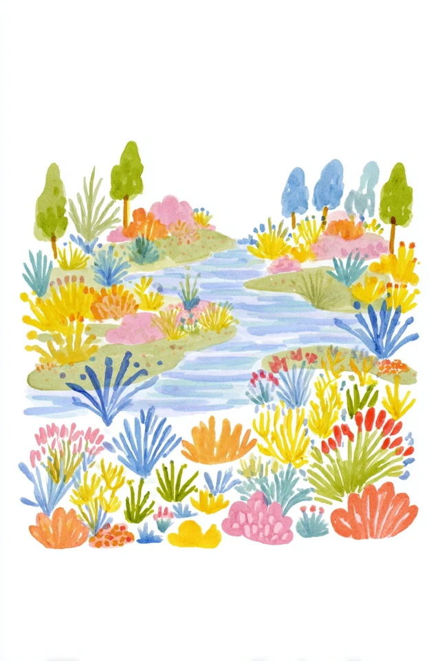 Whimsical Watercolor Portrait - Image 2