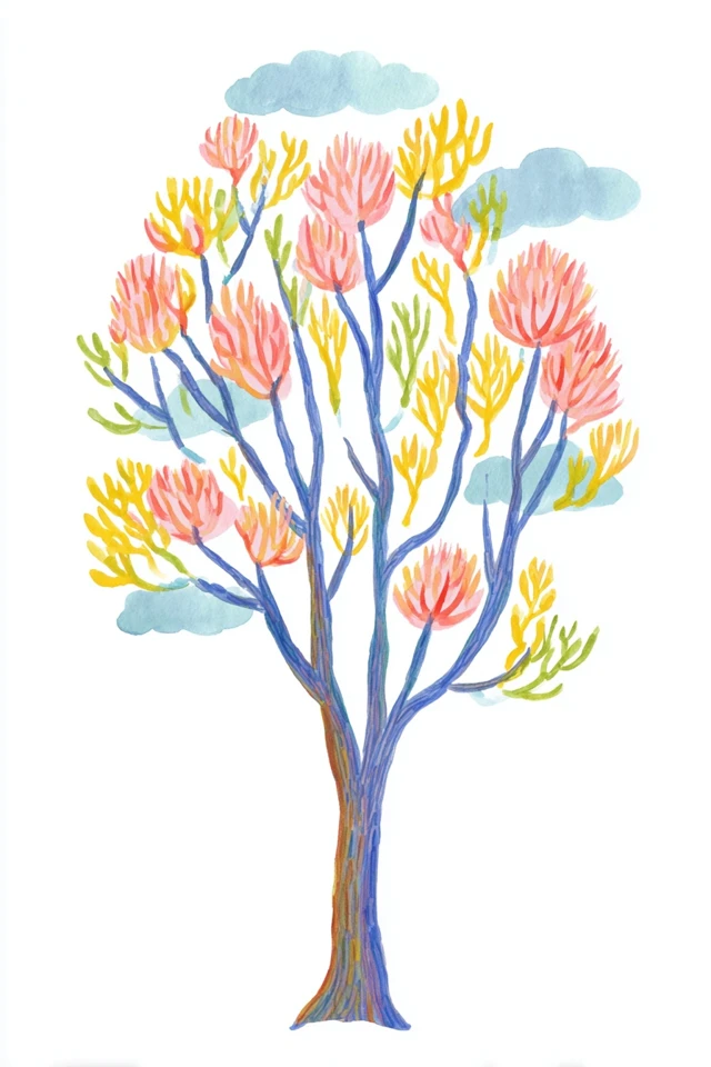 Whimsical Watercolor Portrait - Image 5