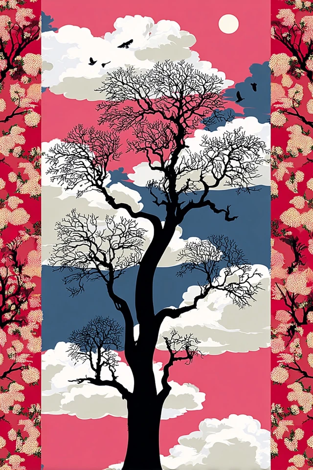 Crimson Floral Elegance - Image 5