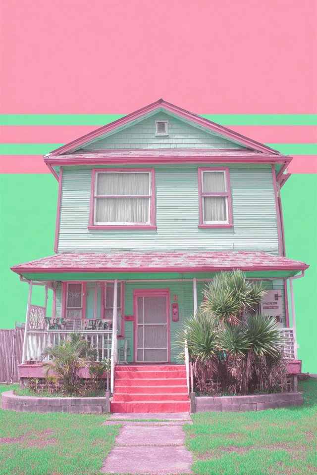 Neon Pastel Pop Portrait - Image 6