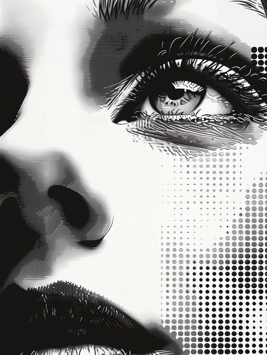 Fragmented Visions in Monochrome - Image 1