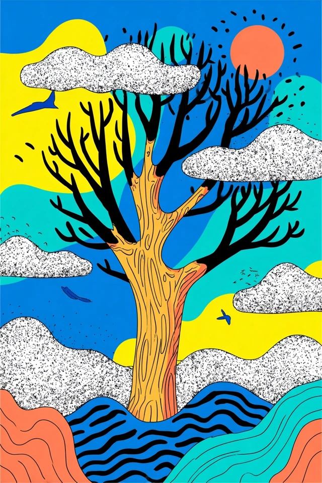Vibrant Pop Art Quad Collage - Image 5