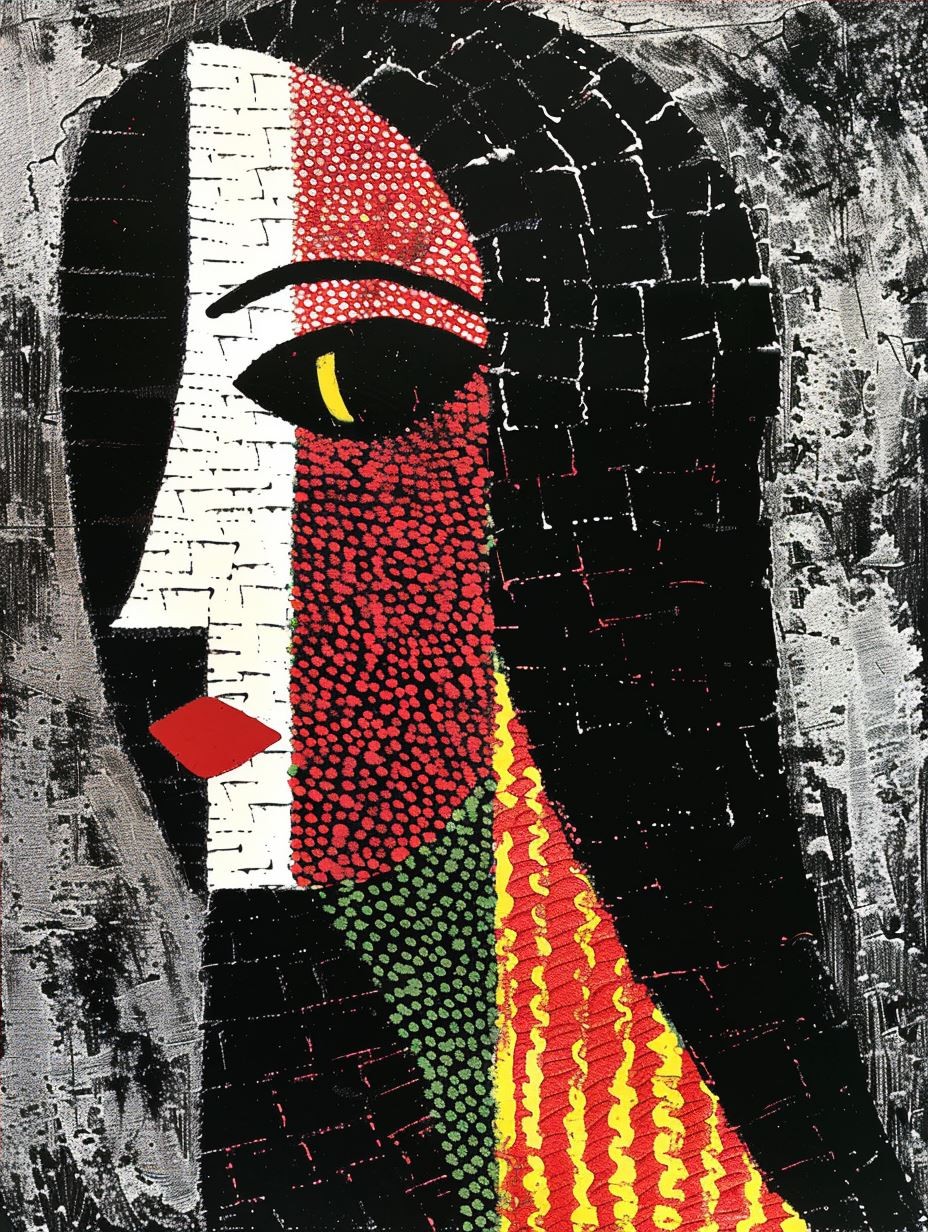 Abstract Geometric Portrait Study - Image 4