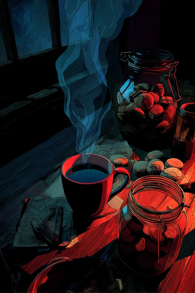 Crimson Shadows and Midnight Blues - Image 4