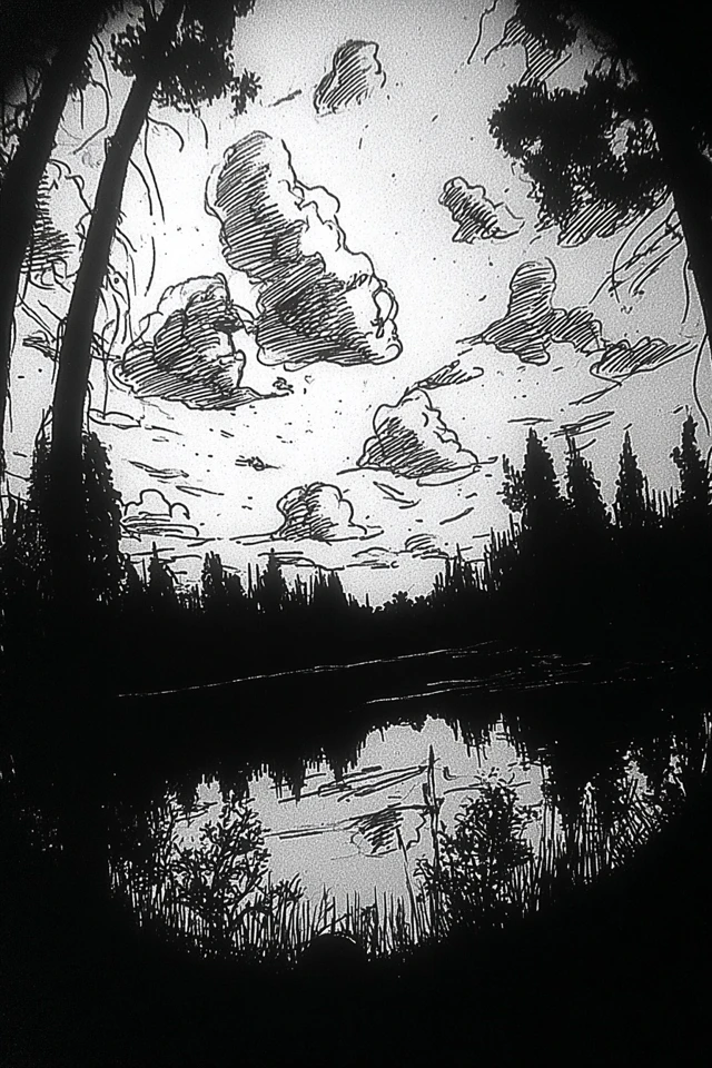 Ink and Shadow: A Gothic Sketchbook - Image 2