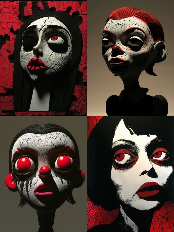 Nightmare Visions: Surreal Gothic Portraits