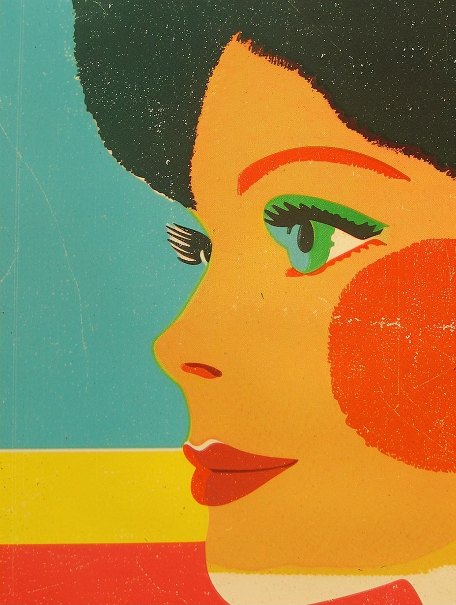 Retro Pop Art Portrait Study - Image 2