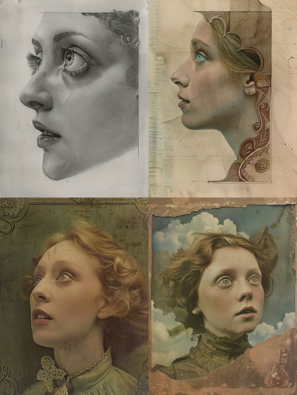 Whispers of the Past: Vintage Portrait Studies