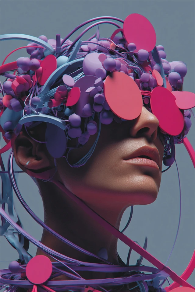 Neon Neural Bloom - Image 1