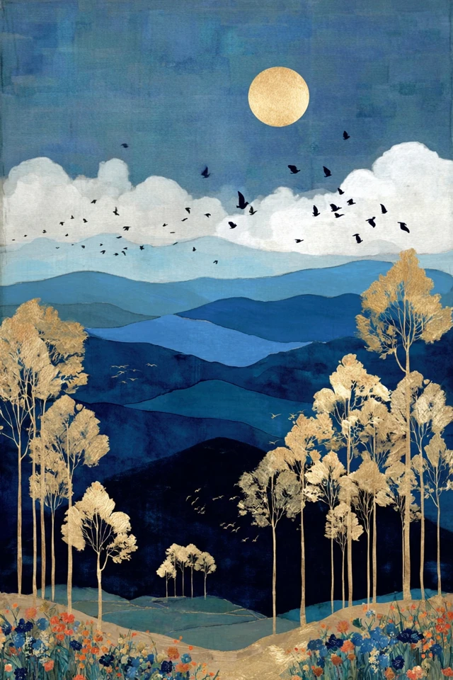 Midnight Gilded Elegance - Image 2