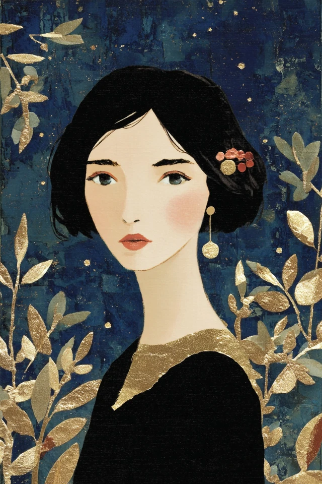 Midnight Gilded Elegance