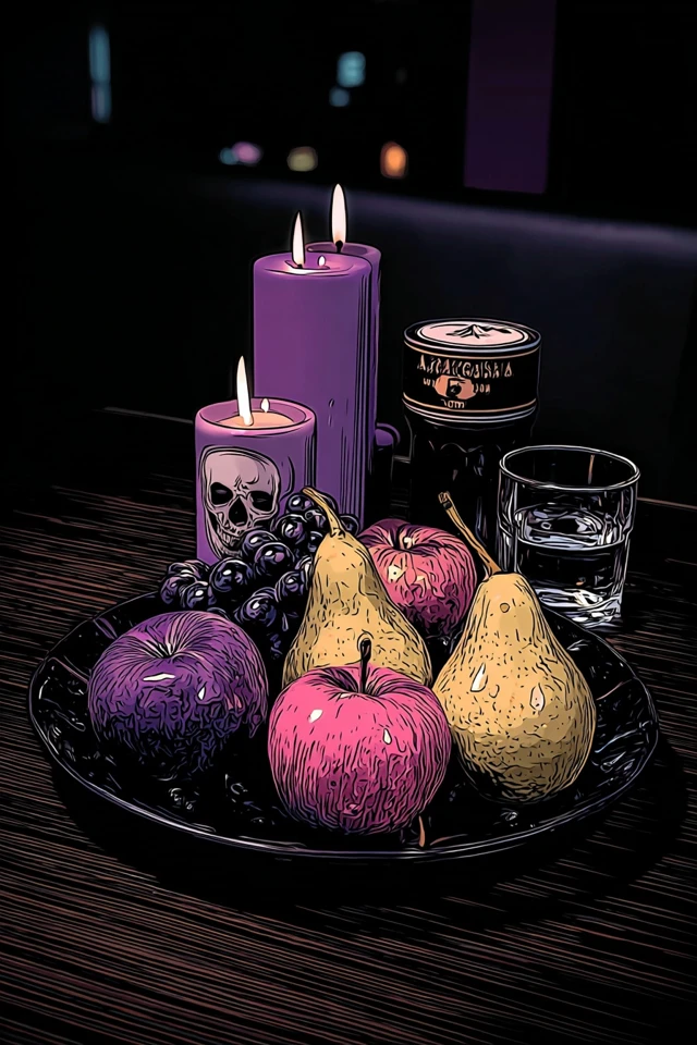 Neon Noir Gothic Mood Board - Image 3