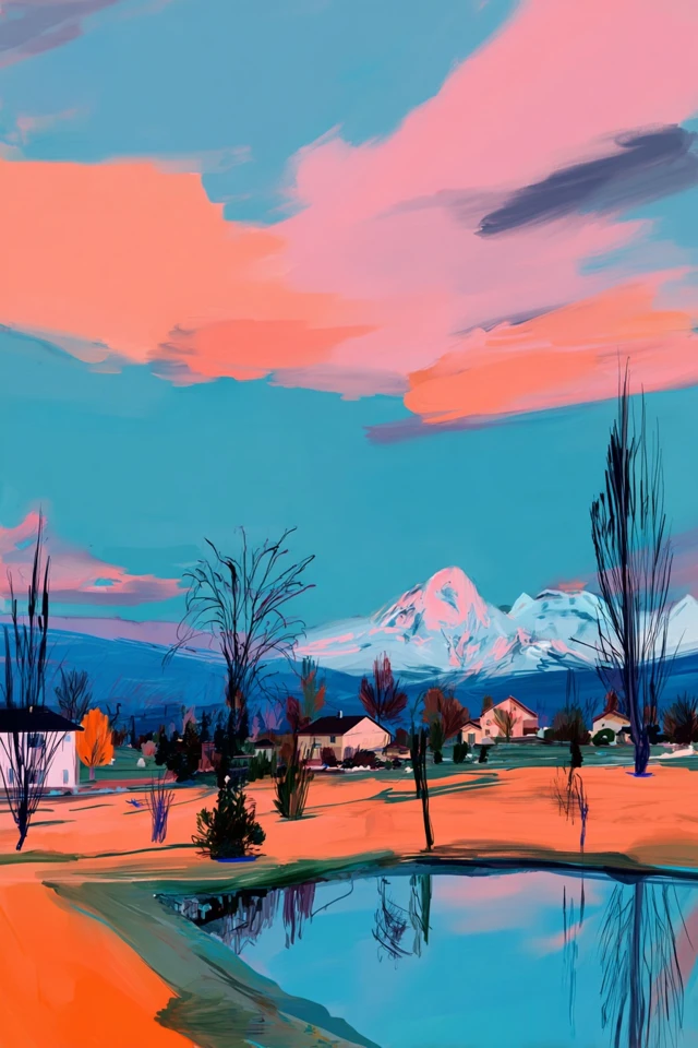 Vibrant Expressionist Gaze - Image 2