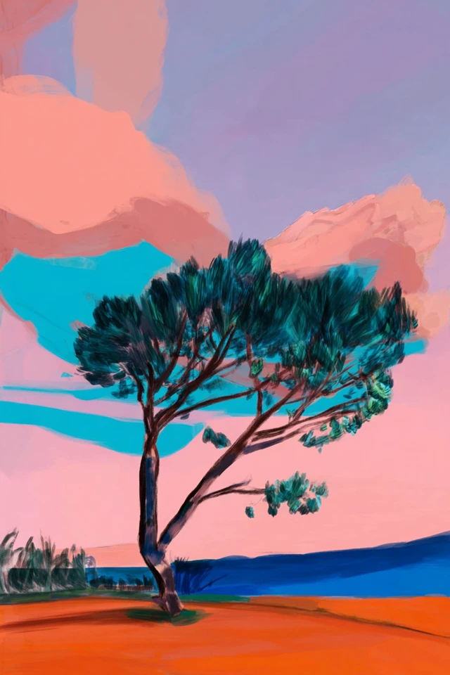 Vibrant Expressionist Gaze - Image 5