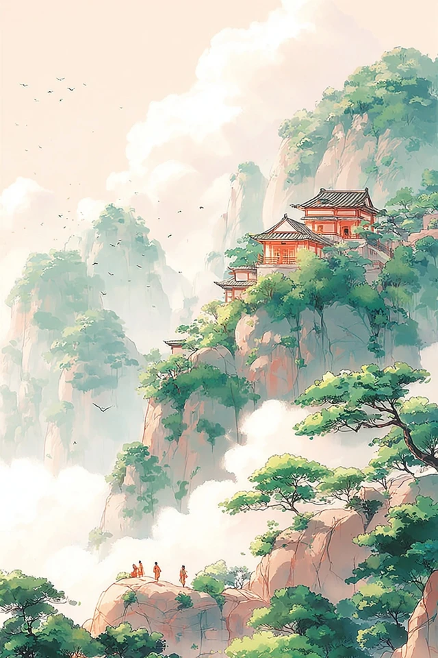 Serene Botanical Muse - Image 2