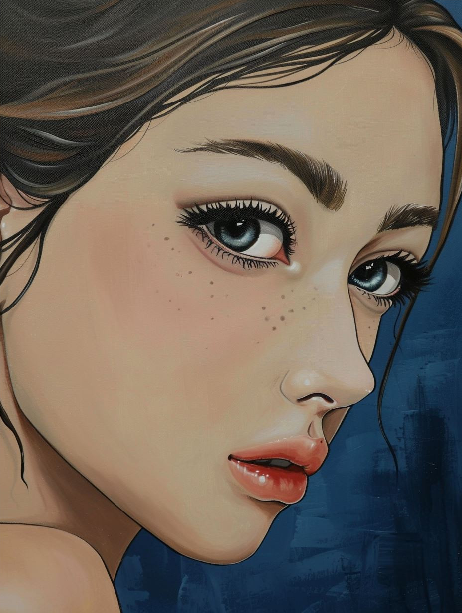 Modern Anime Portrait Study - Image 4