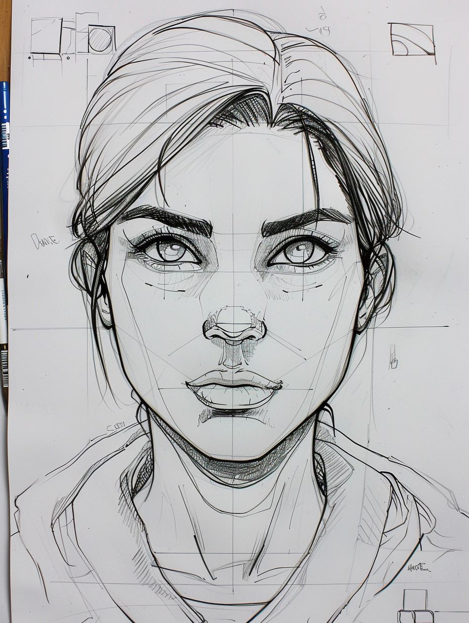 Cybernetic Portrait Design Process - Image 3