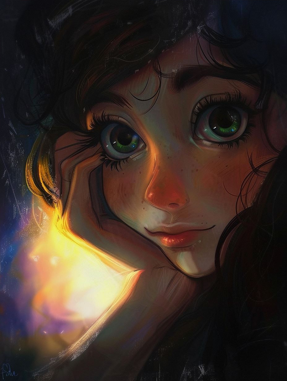 Soulful Gazes: A Digital Art Study - Image 4