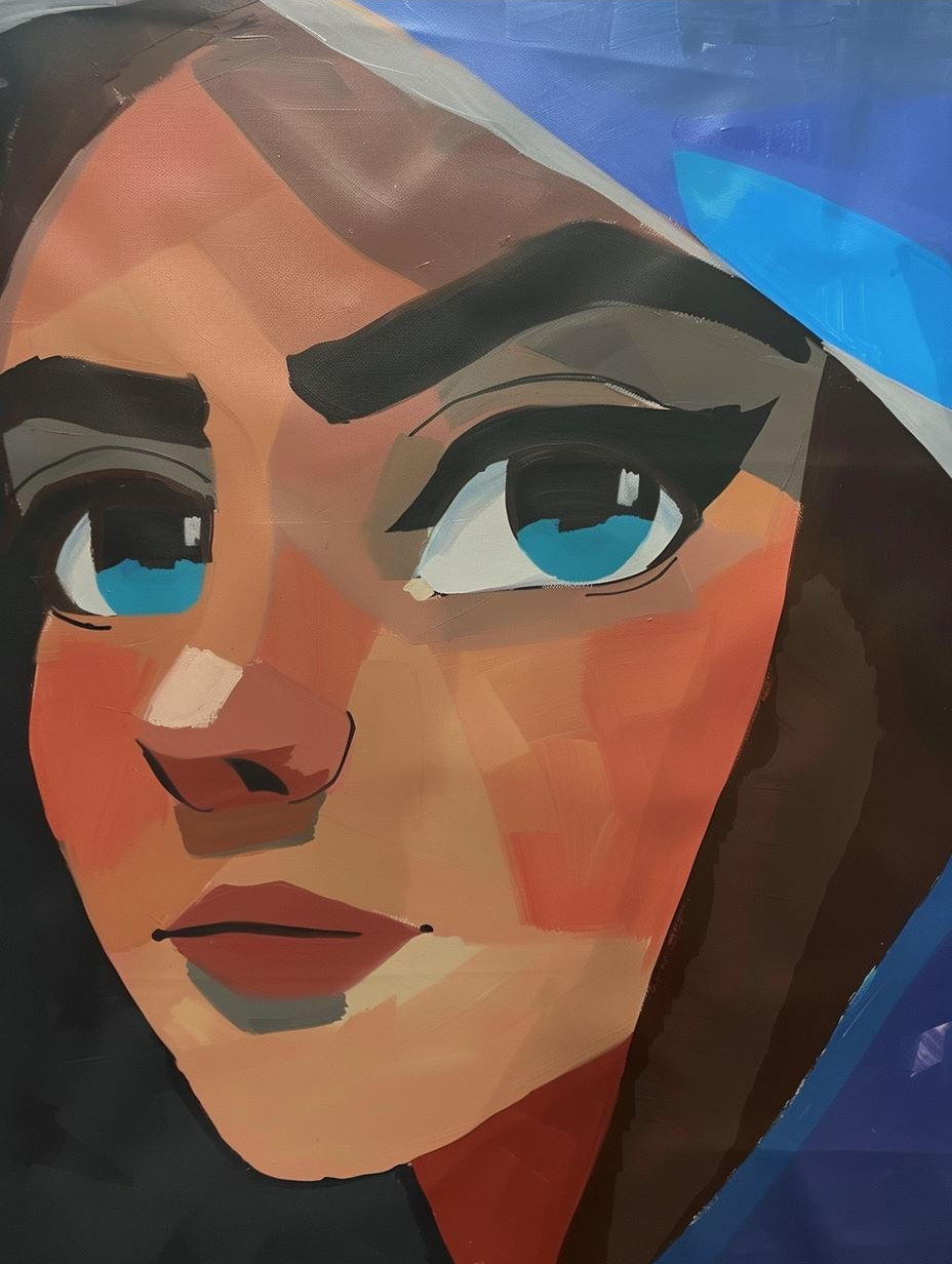 Digital Portraits of a Stylized Female Character - Image 4