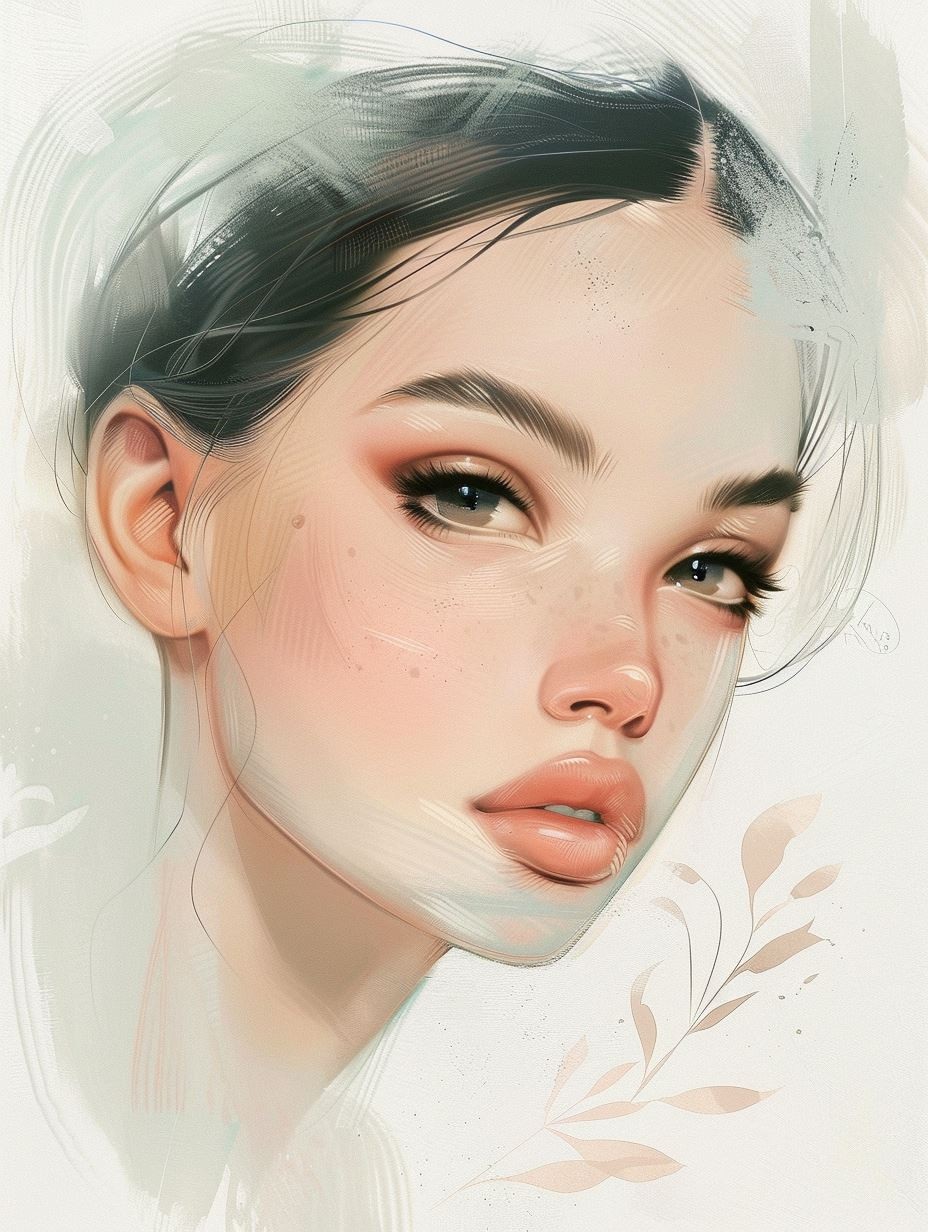 Ethereal Whispers of Digital Beauty - Image 3