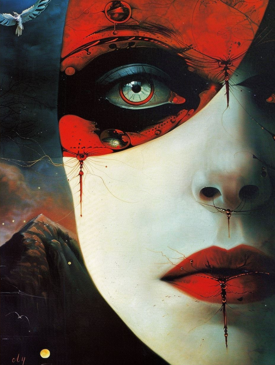 Crimson Shadows Gothic Portraiture - Image 2