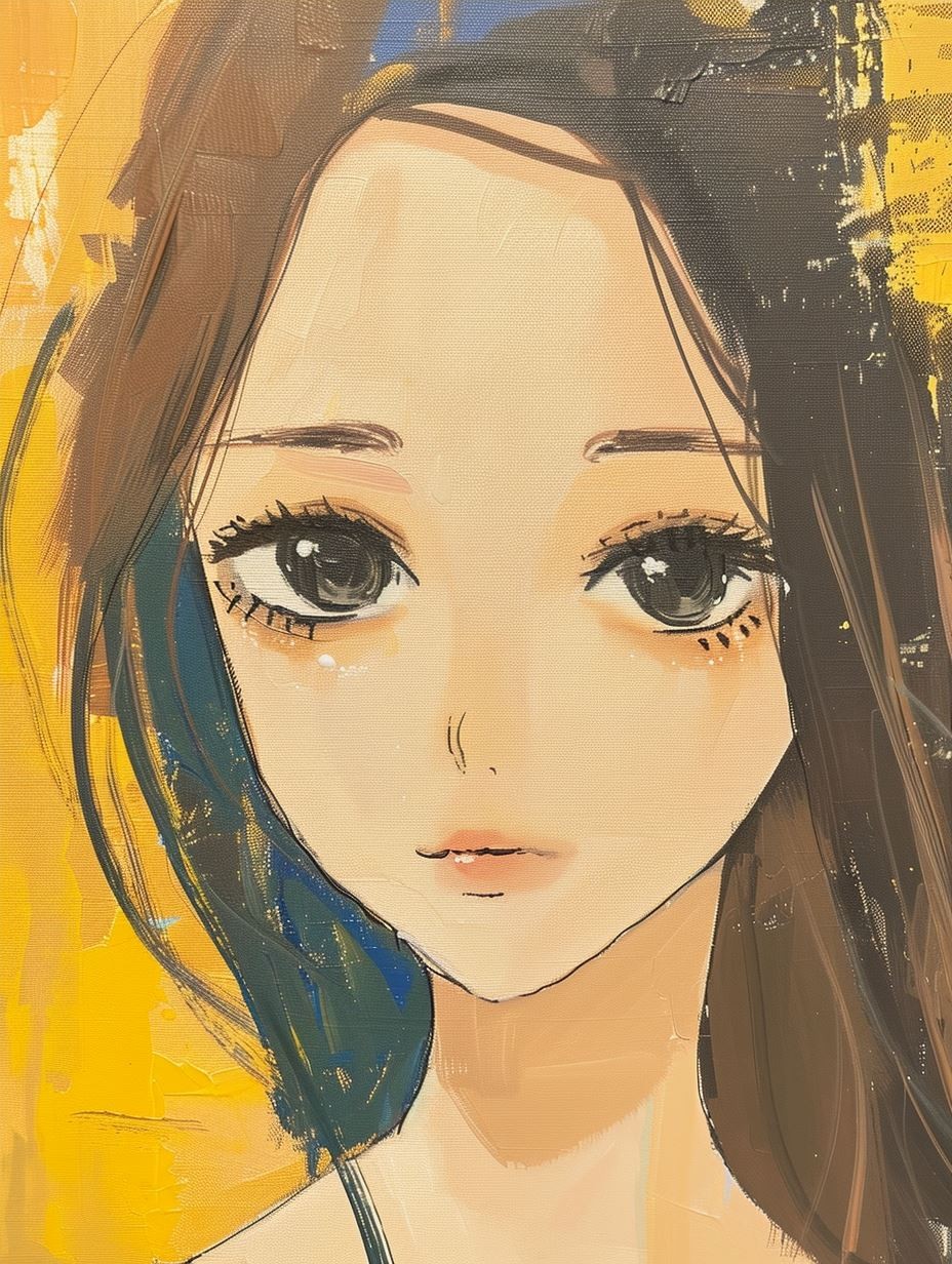 Golden Hour Ethereal Anime Gaze - Image 4