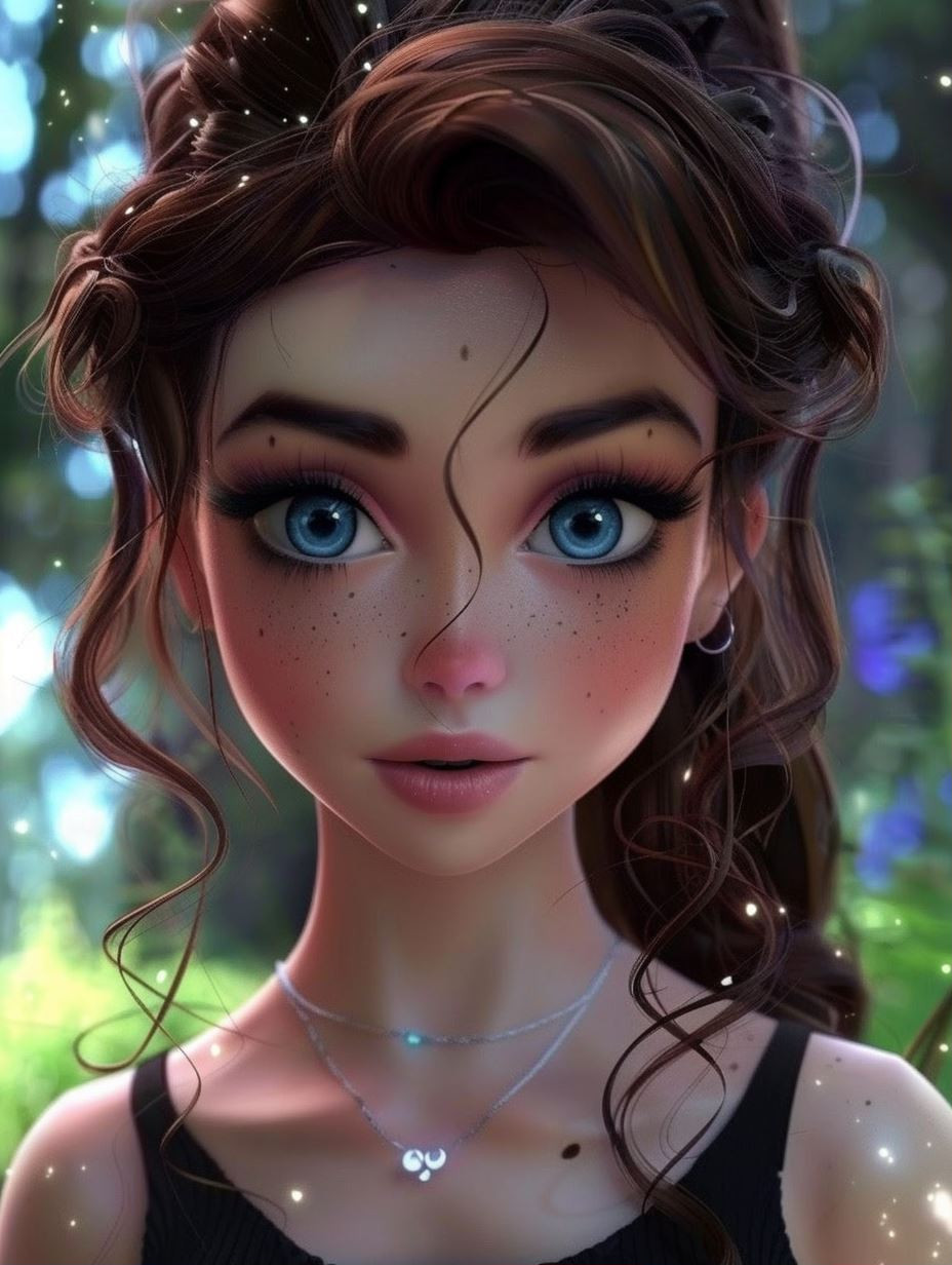 Ethereal Digital Portraiture Study