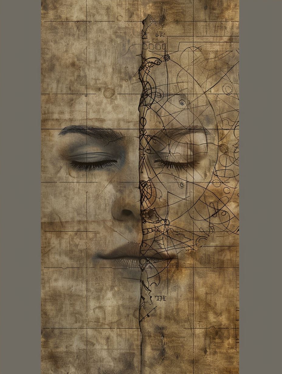 Cartographic Soul Portrait Study - Image 4