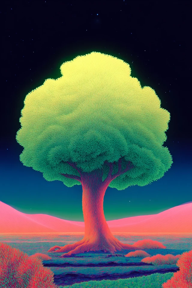 Neon Dreams Surrealist Collage - Image 5