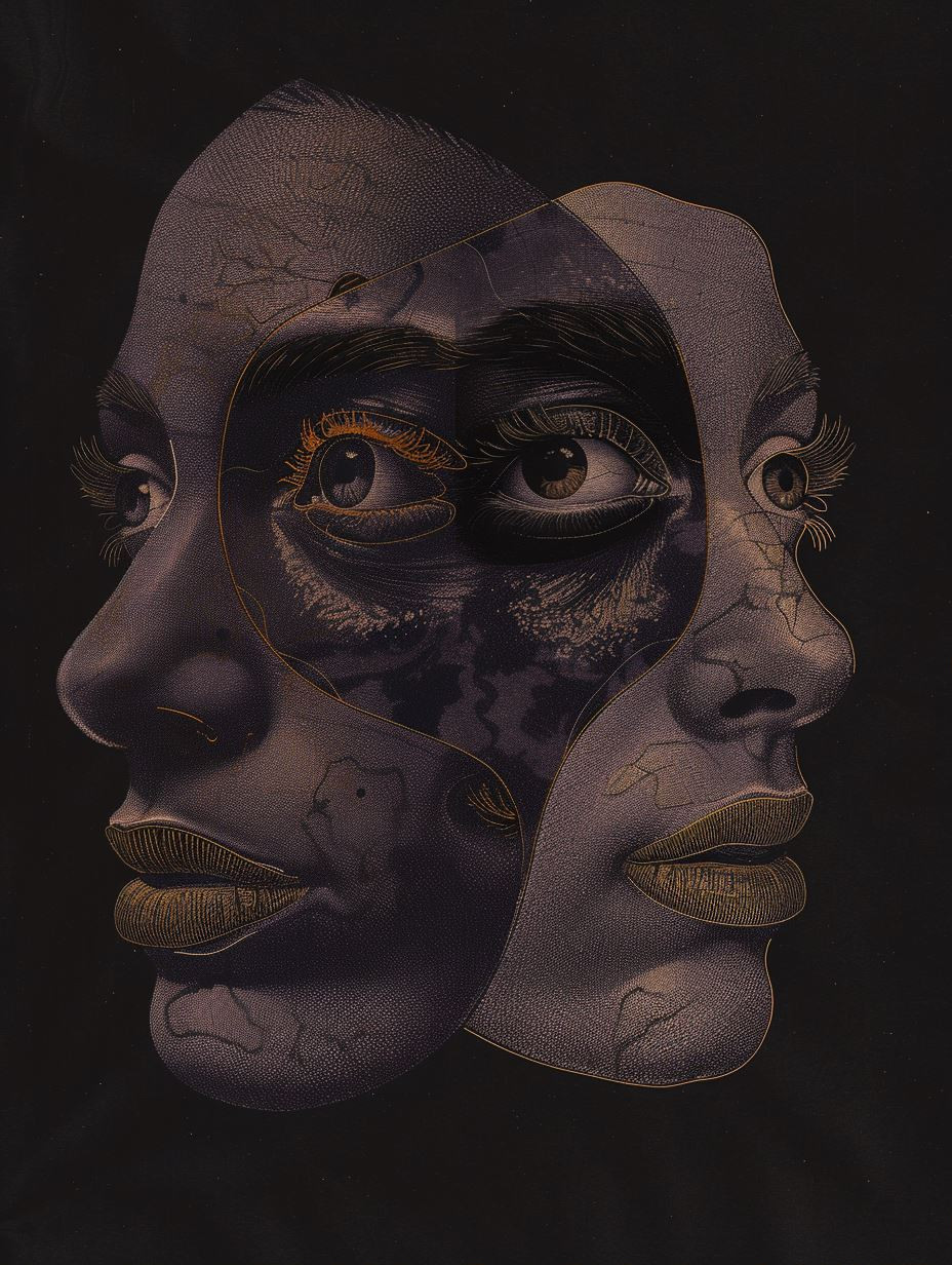 Surrealist Shadows and Ethereal Forms - Image 1
