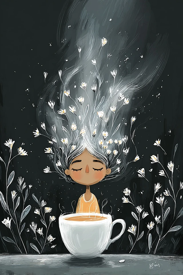 Whimsical Dreams in Monochrome - Image 4