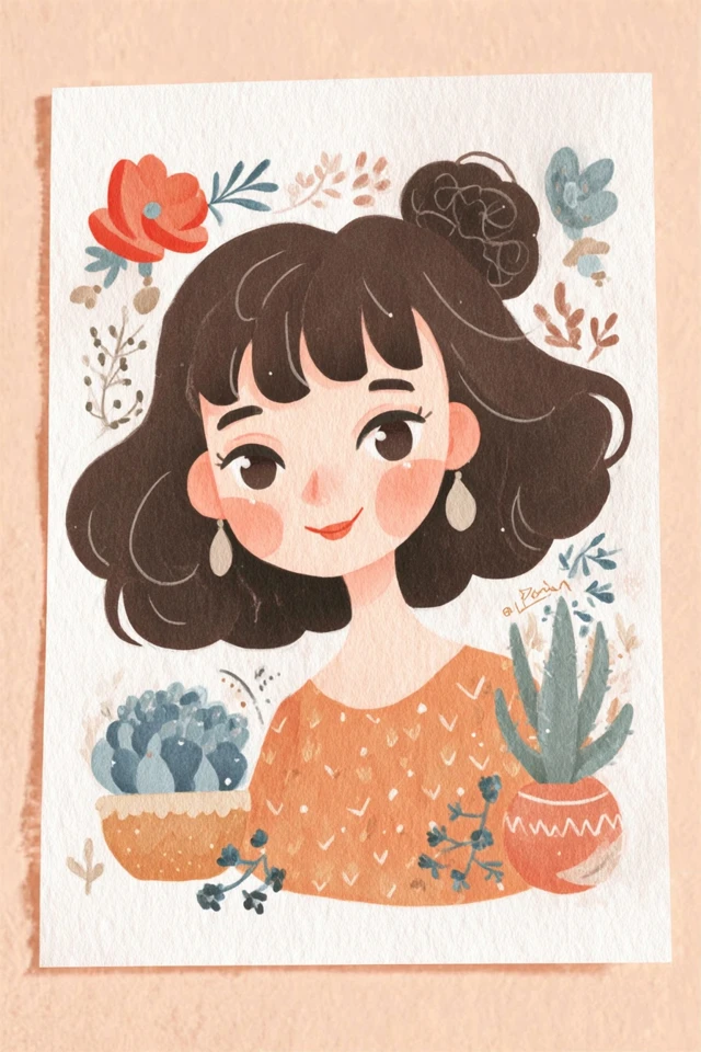 Whimsical Warmth Illustration Set - Image 1
