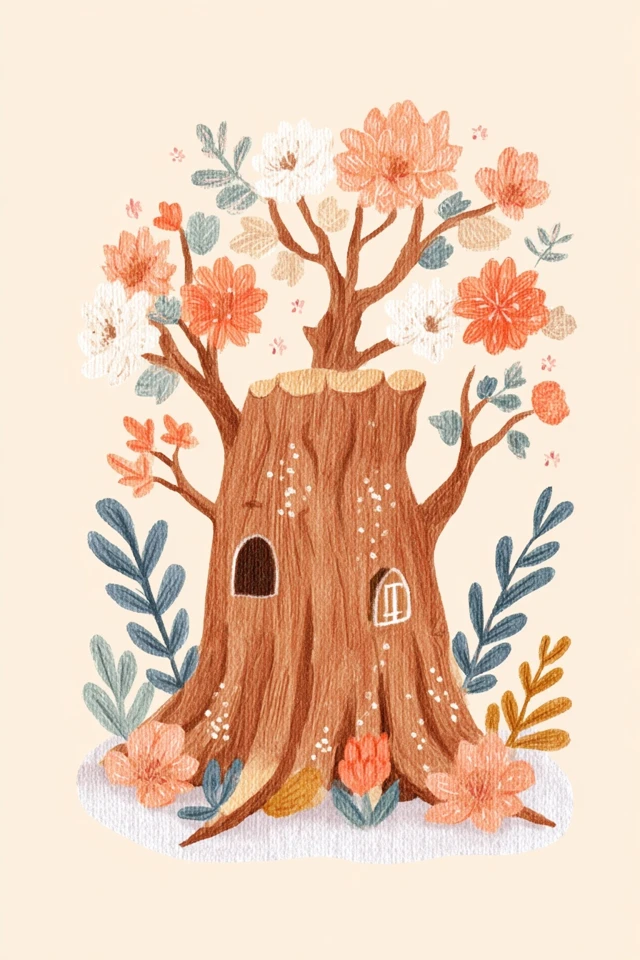 Whimsical Warmth Illustration Set - Image 5