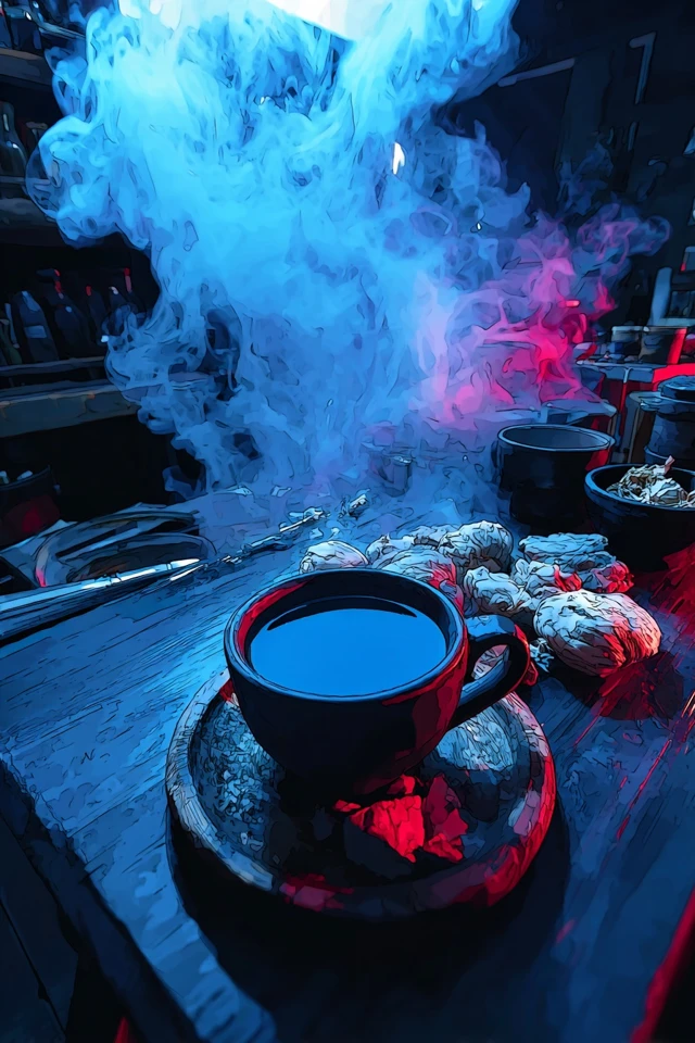 Crimson Shadows and Azure Dreams - Image 4