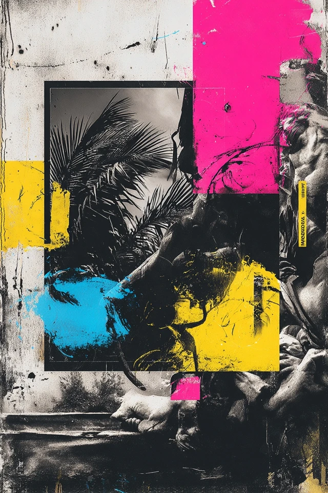 Neon Grunge Portrait - Image 2