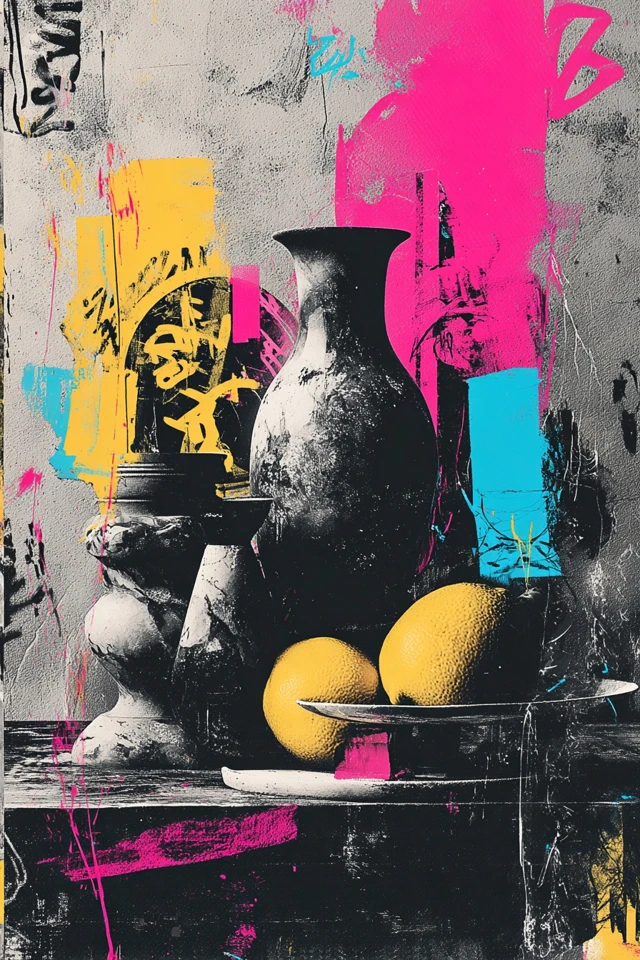 Neon Grunge Portrait - Image 3