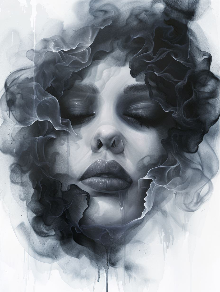 Ethereal Smoke Portrait Studies - Image 3