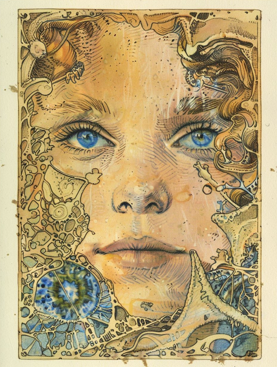 Ethereal Gaze: A Study in Blue Eyes - Image 4