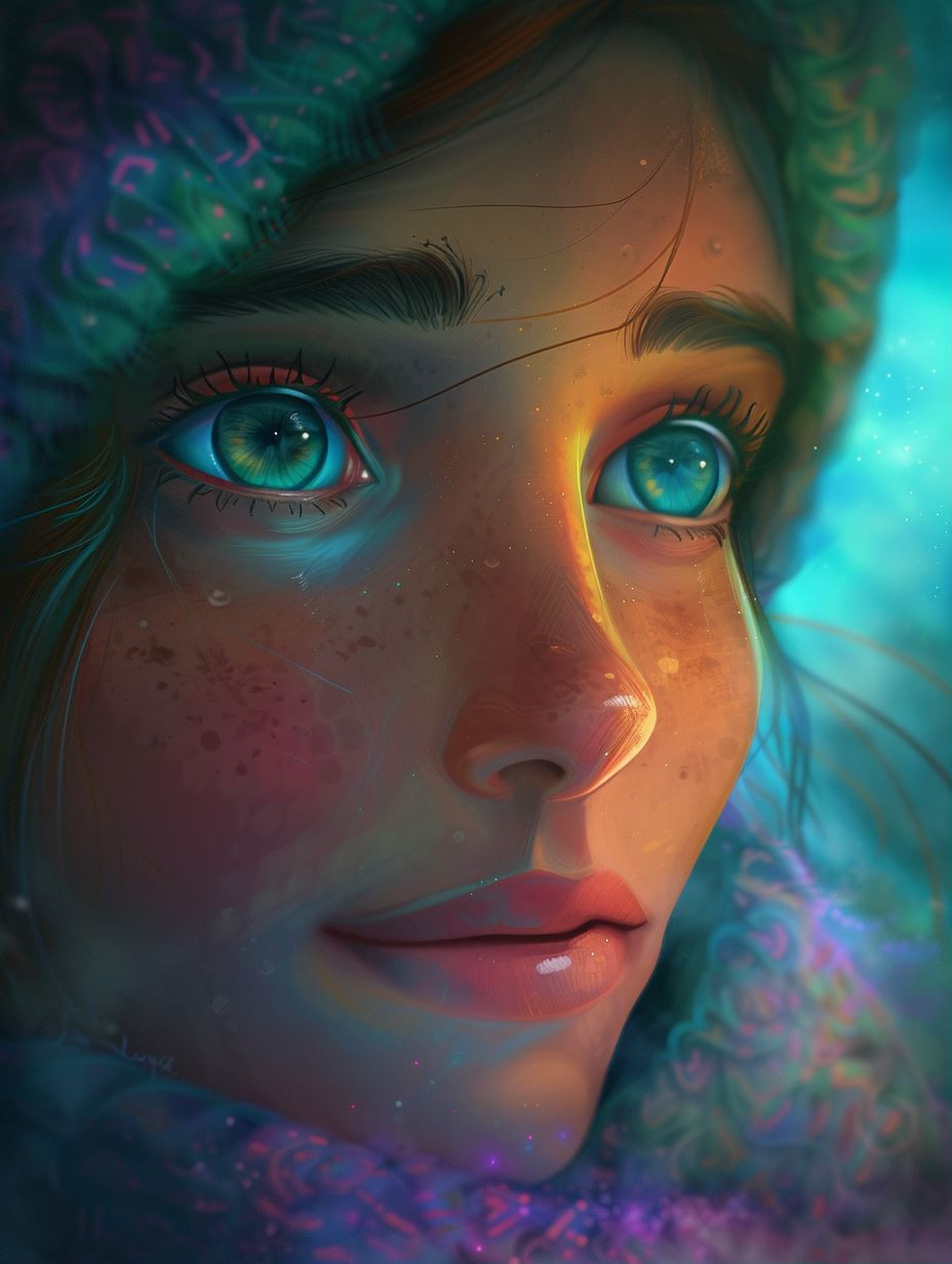 Ethereal Visions of a Freckled Muse - Image 1
