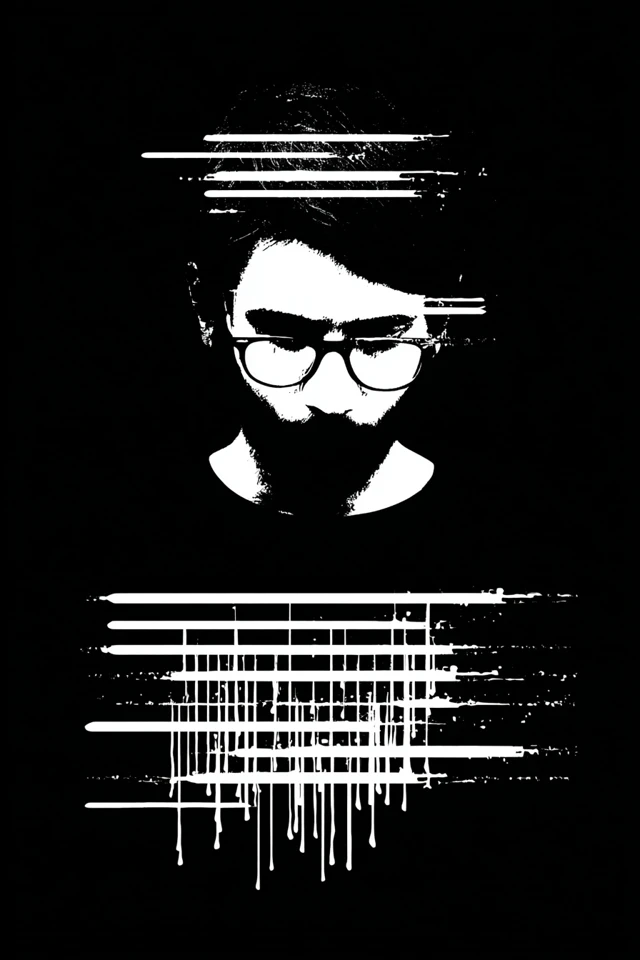 Digital Void Portrait