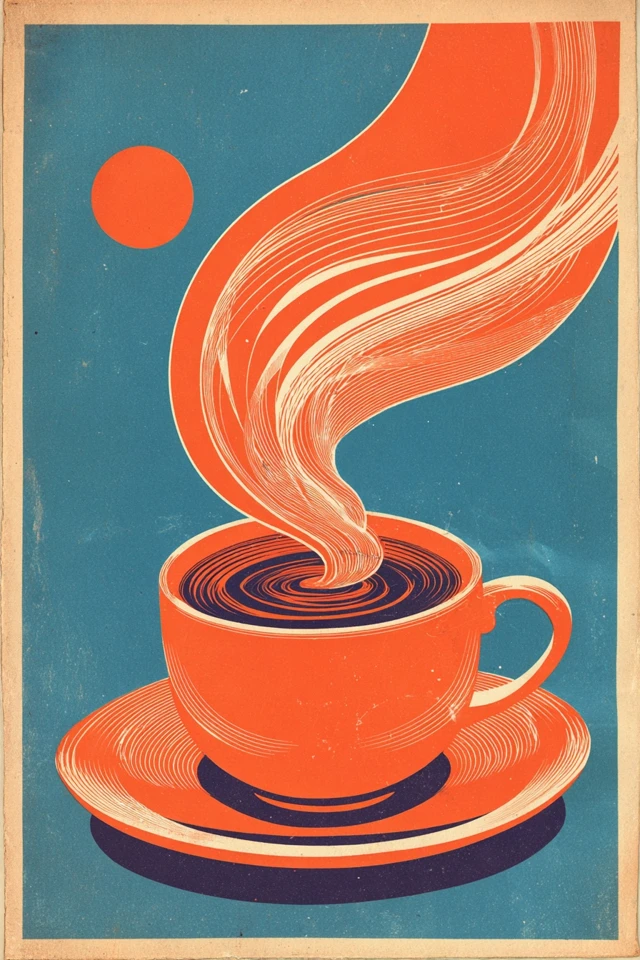 Retro Mid-Century Modern Art Prints - Image 4