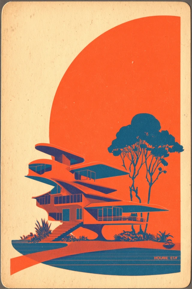 Retro Mid-Century Modern Art Prints - Image 6